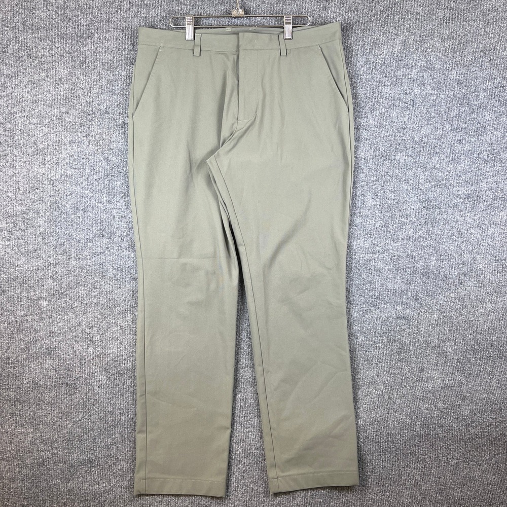 G/Fore Golf Pants Mens 33x30 Sage Green 5 Pocket Chino Stretch Performance
